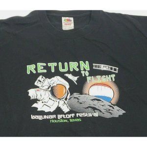 Men’s T-Shirt Ballunar Liftoff Festival  XL "Return To flight" Space Shuttle